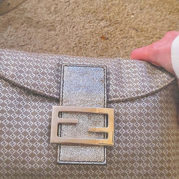 ❌️SOLD❌️Limited Edition Fendi Mini Mama Baguette Micro Zucchino Monogram Canvas - Picture 9 of 12